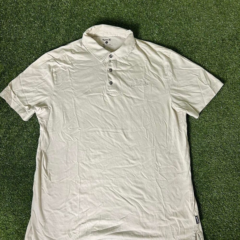 Hurley Men's White Polo-shirts